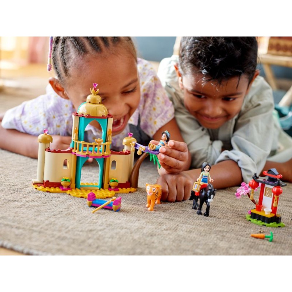 LEGO® ǀ Disney Džasminos ir Mulan nuotykiai 43208 