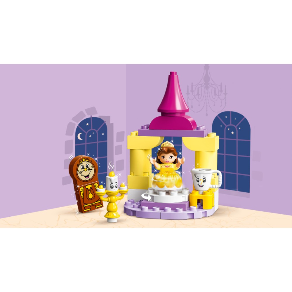  LEGO® DUPLO® ǀ „Disney“ rinkinį Gražuolės pokylių salė 10960