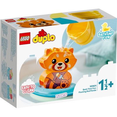 LEGO® DUPLO® Mano pirmosios maudynių pramogos: plūduriuojanti raudonoji panda 10964