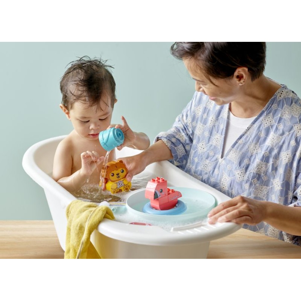 LEGO® DUPLO® Mano pirmosios maudynių pramogos: plūduriuojanti gyvūnų sala 10966