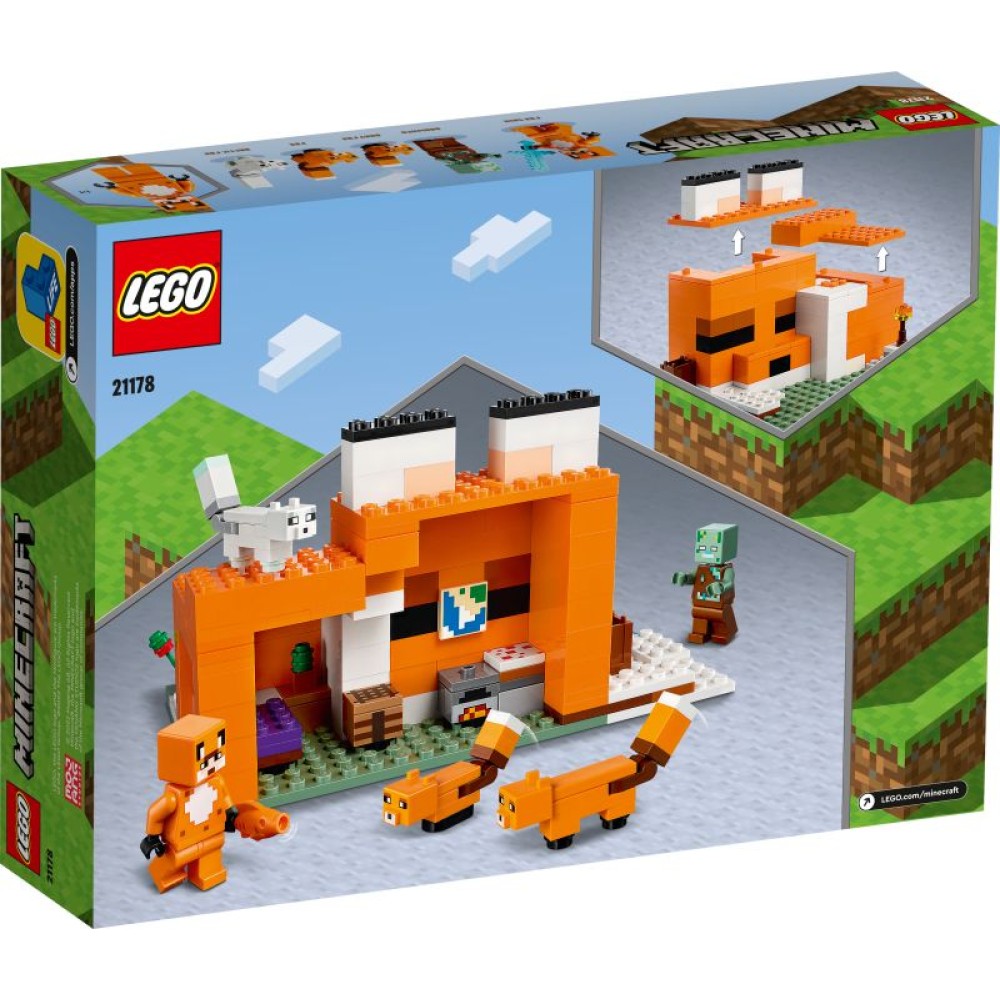 LEGO® Minecraft® Lapių buveinė 21178