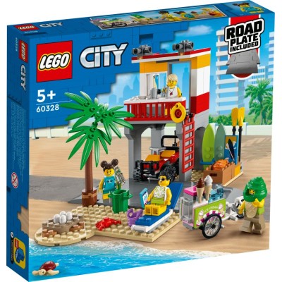  LEGO® City Paplūdimio gelbėtojų stotis 60328