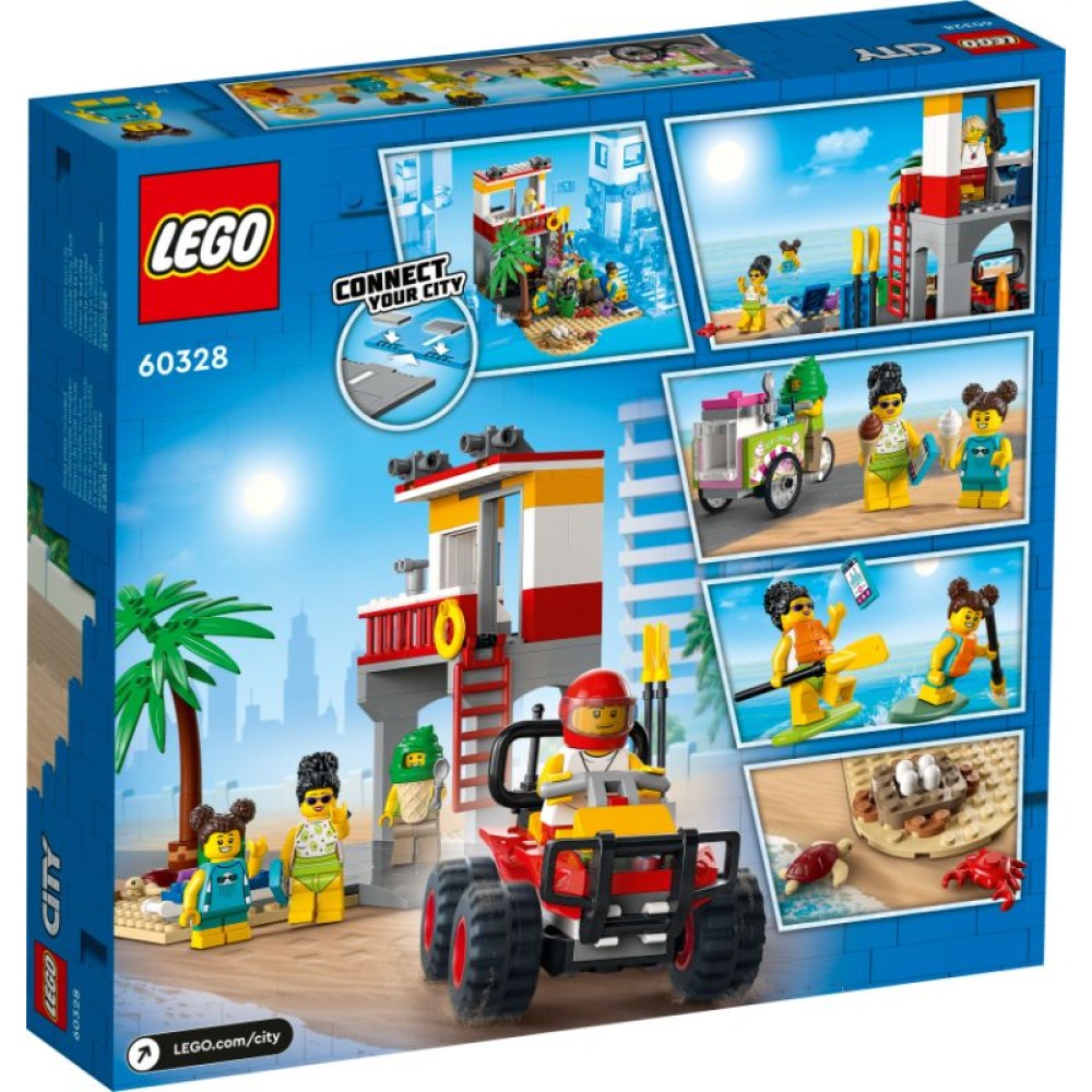  LEGO® City Paplūdimio gelbėtojų stotis 60328