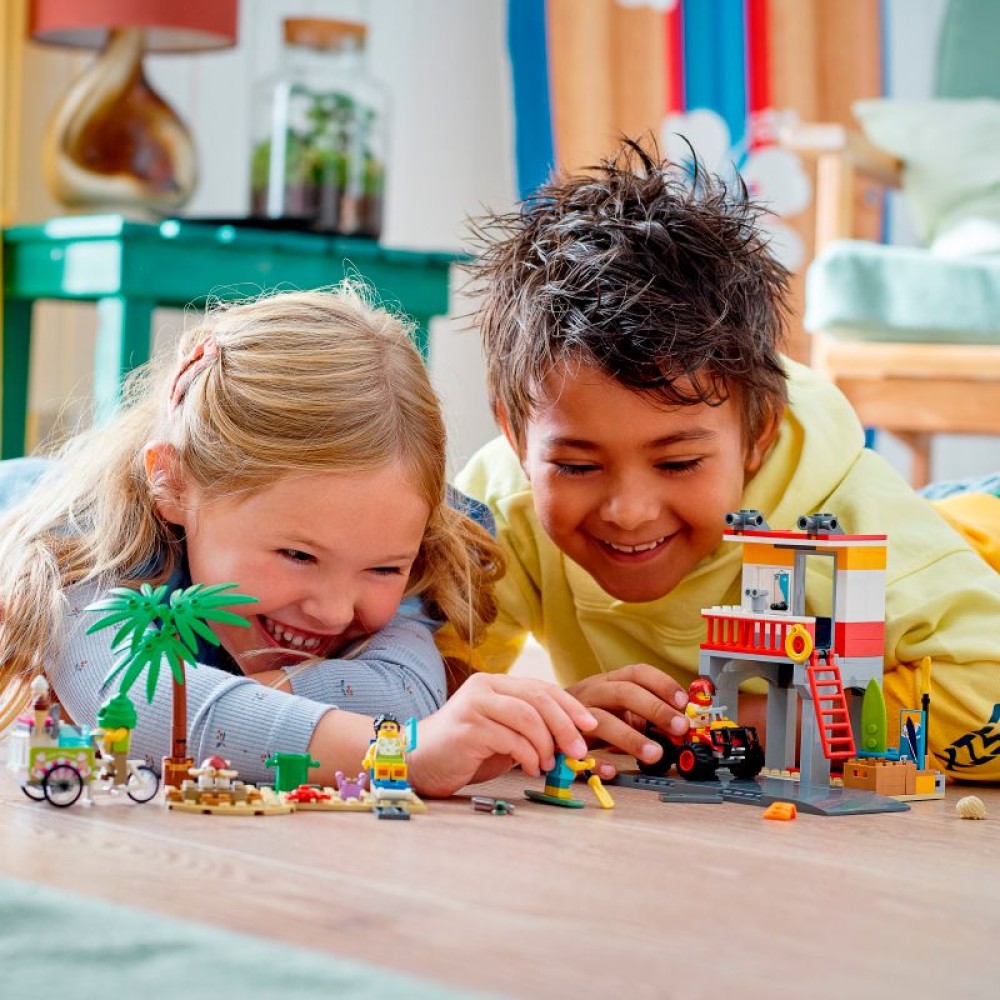  LEGO® City Paplūdimio gelbėtojų stotis 60328