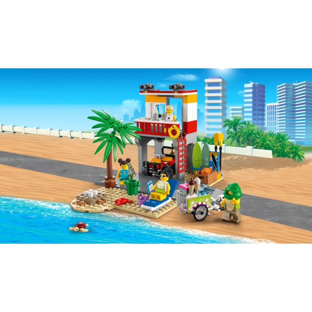  LEGO® City Paplūdimio gelbėtojų stotis 60328