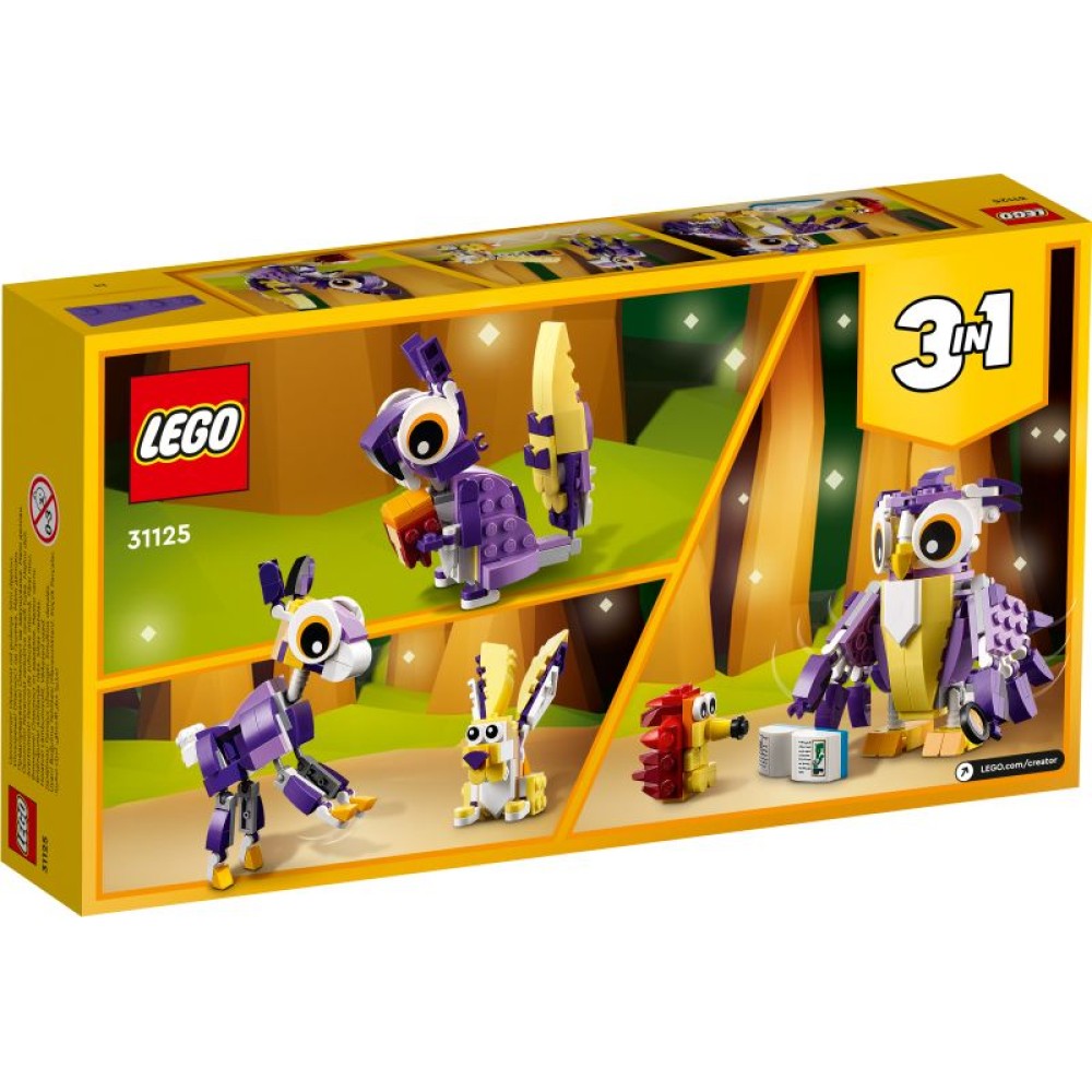 LEGO® Creator 3in1 Fantastiškų miško būtybės 31125