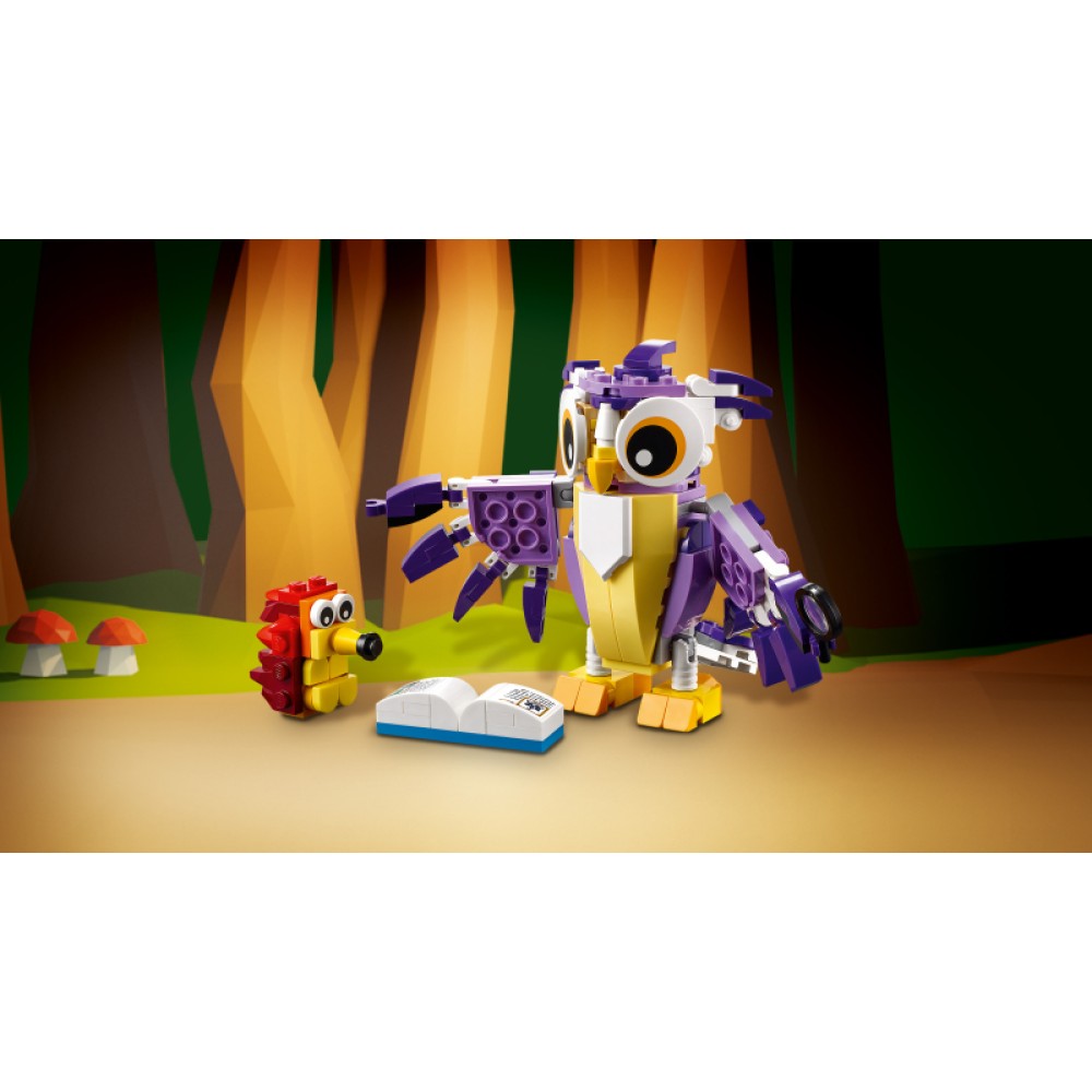 LEGO® Creator 3in1 Fantastiškų miško būtybės 31125
