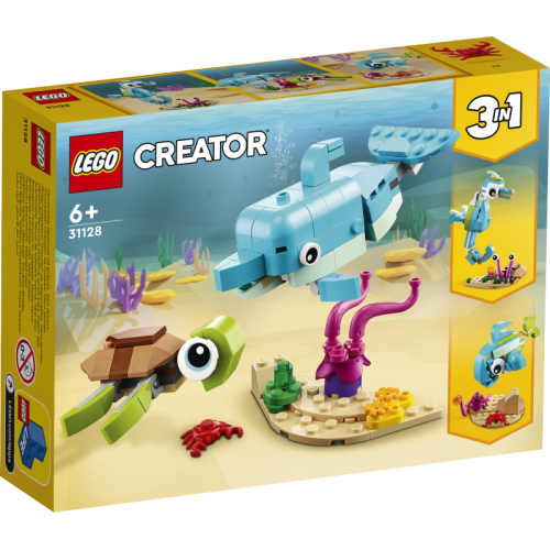LEGO® Creator 3in1 Delfinas ir vėžlys 31128