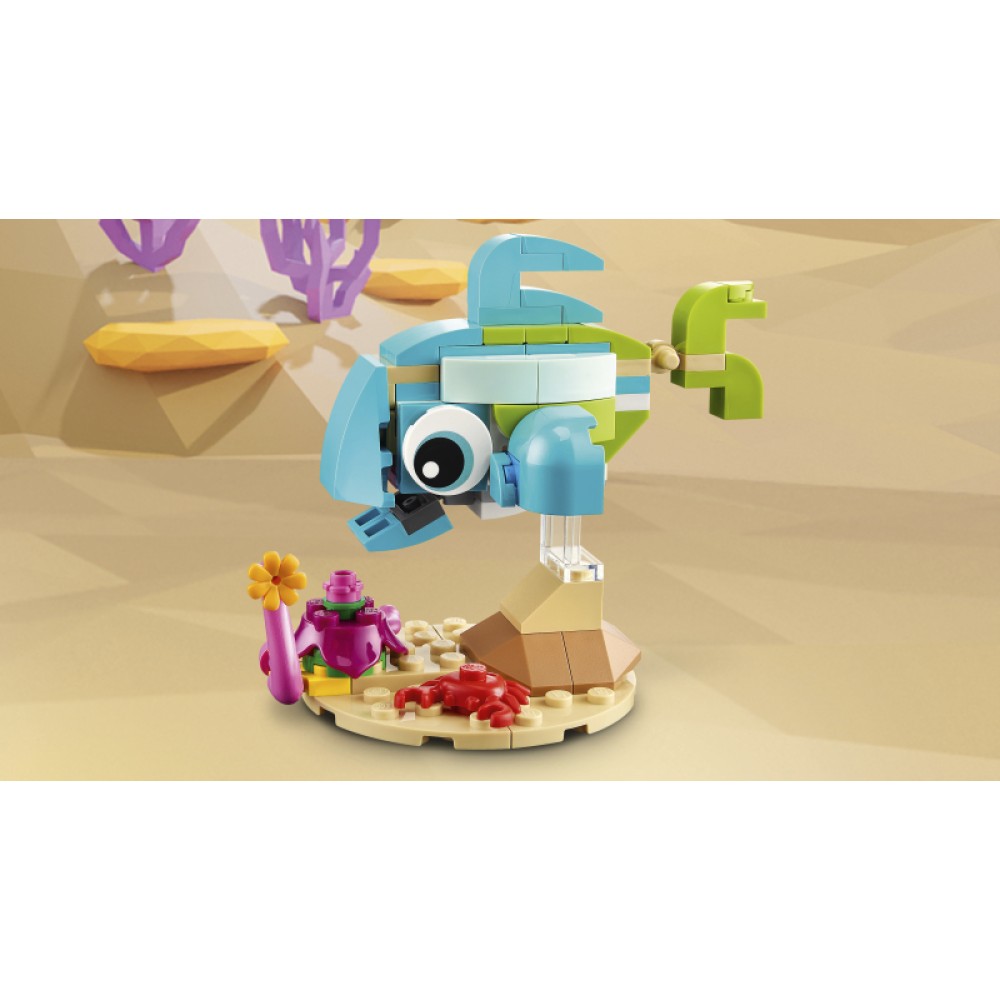 LEGO® Creator 3in1 Delfinas ir vėžlys 31128