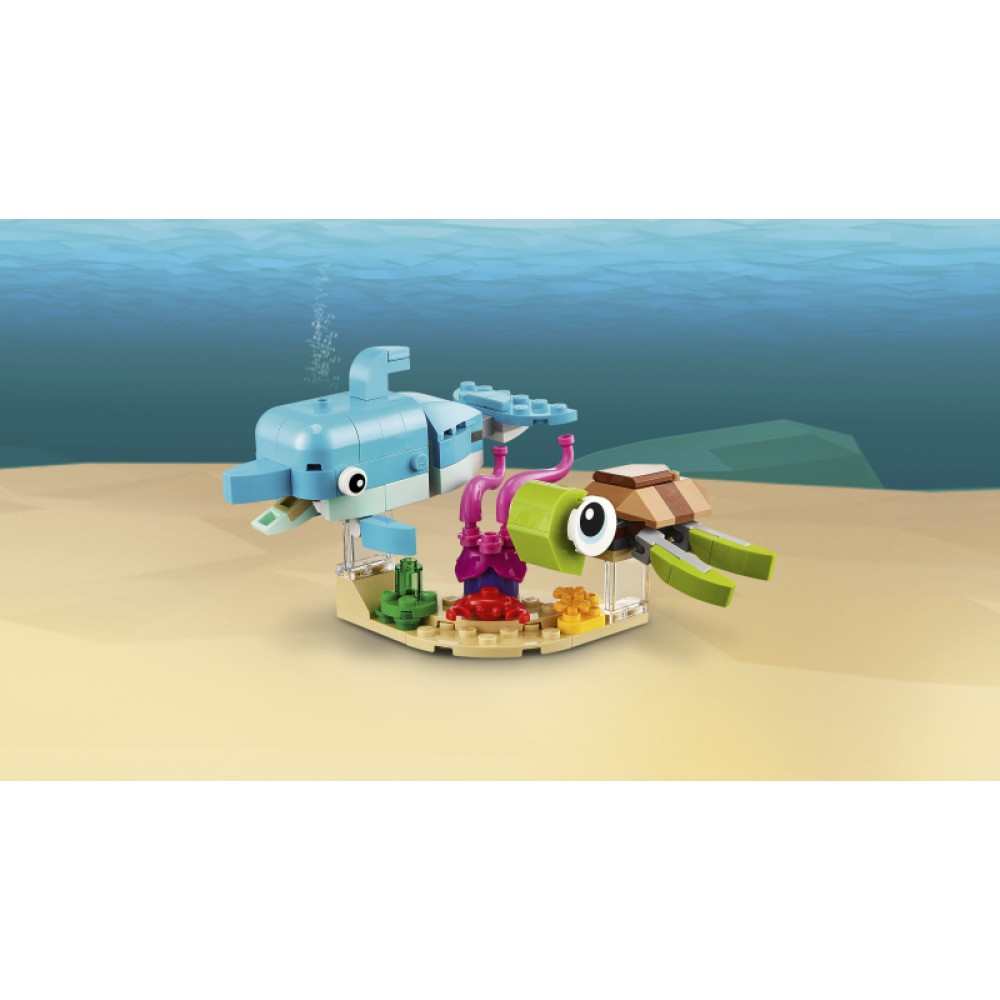 LEGO® Creator 3in1 Delfinas ir vėžlys 31128