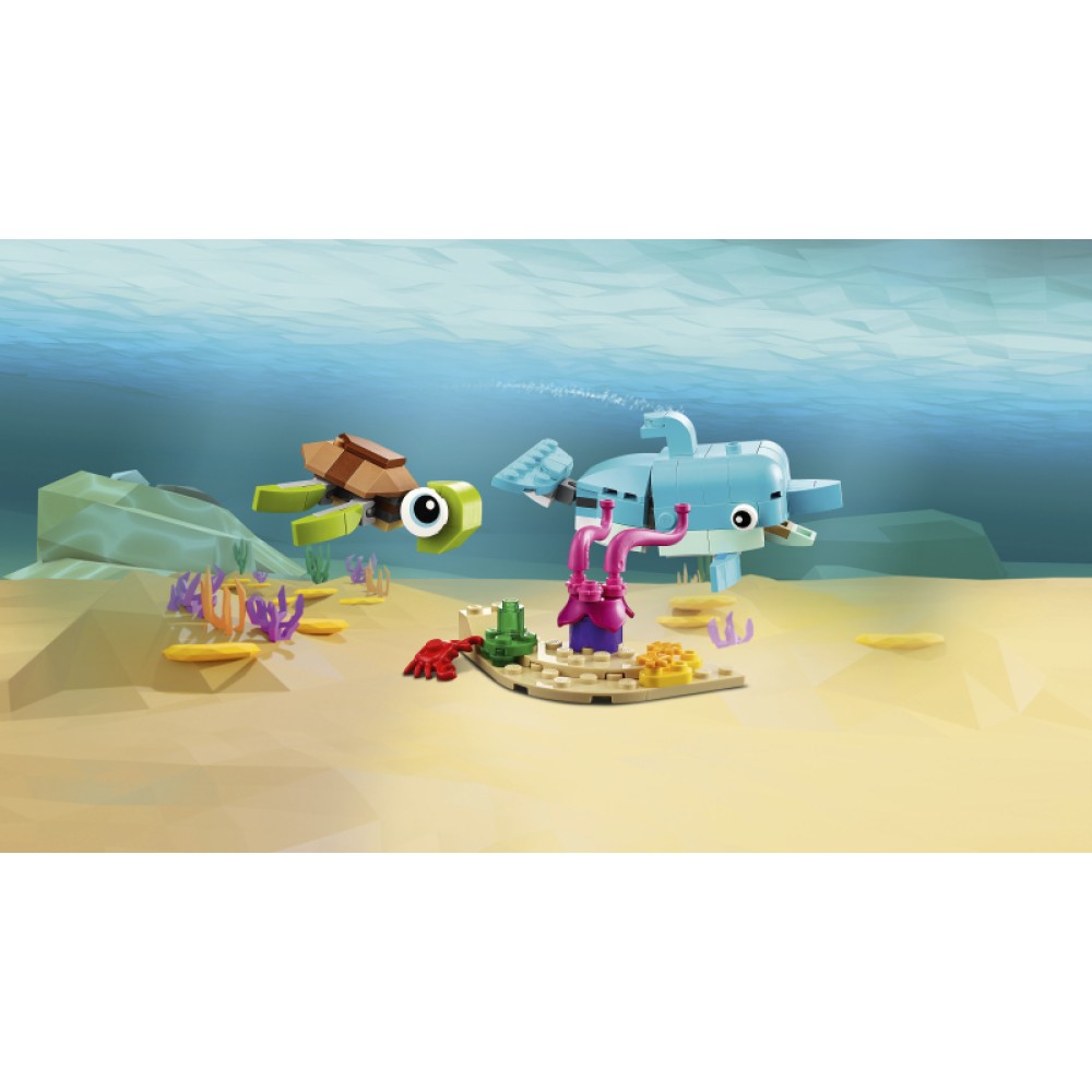 LEGO® Creator 3in1 Delfinas ir vėžlys 31128