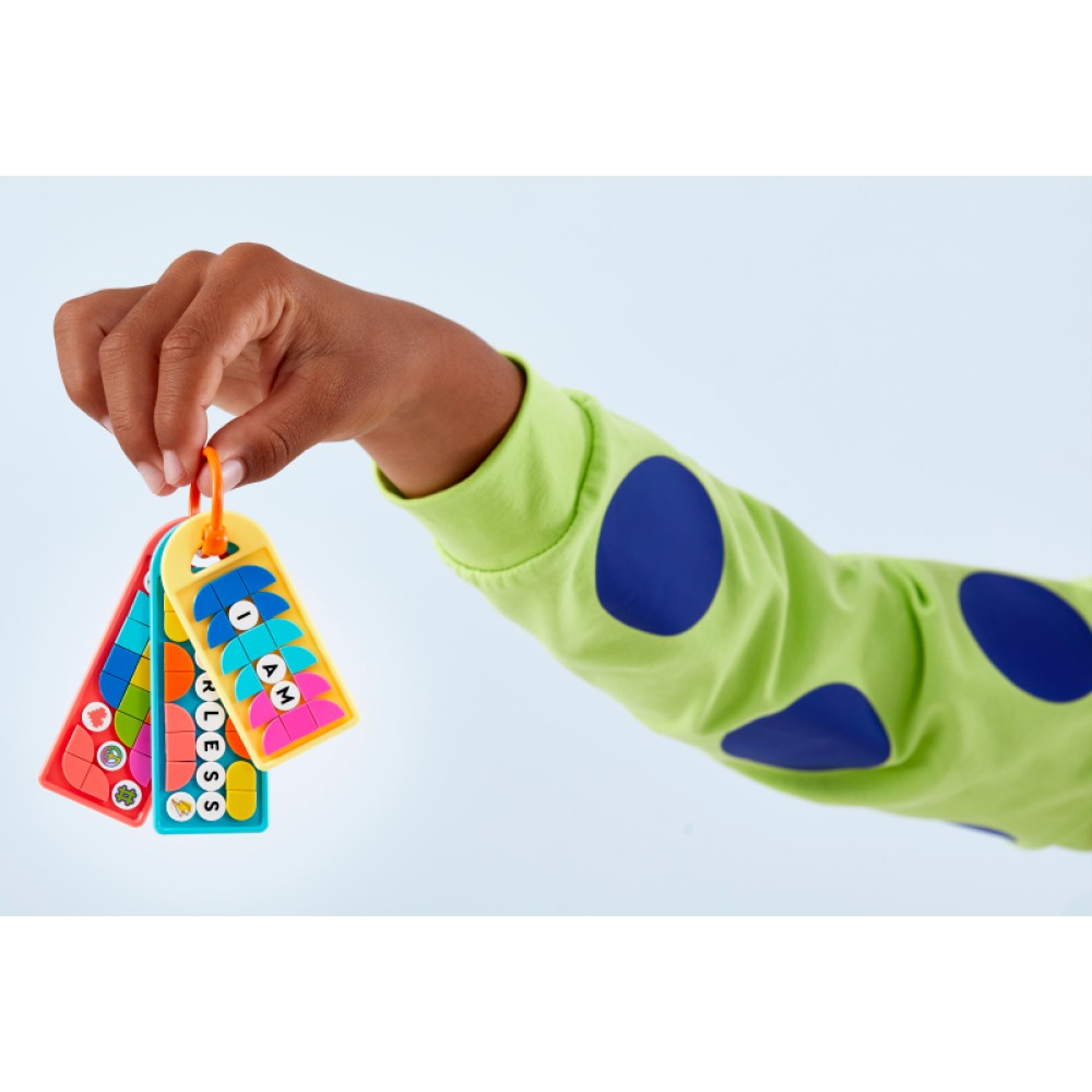 LEGO® DOTS Kuprinių pakabukų mega pakuotės – žinutės 41949