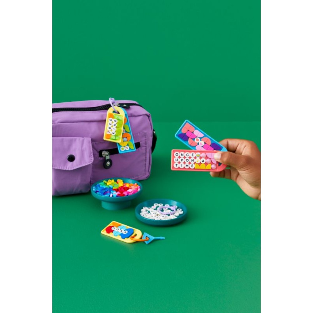 LEGO® DOTS Kuprinių pakabukų mega pakuotės – žinutės 41949