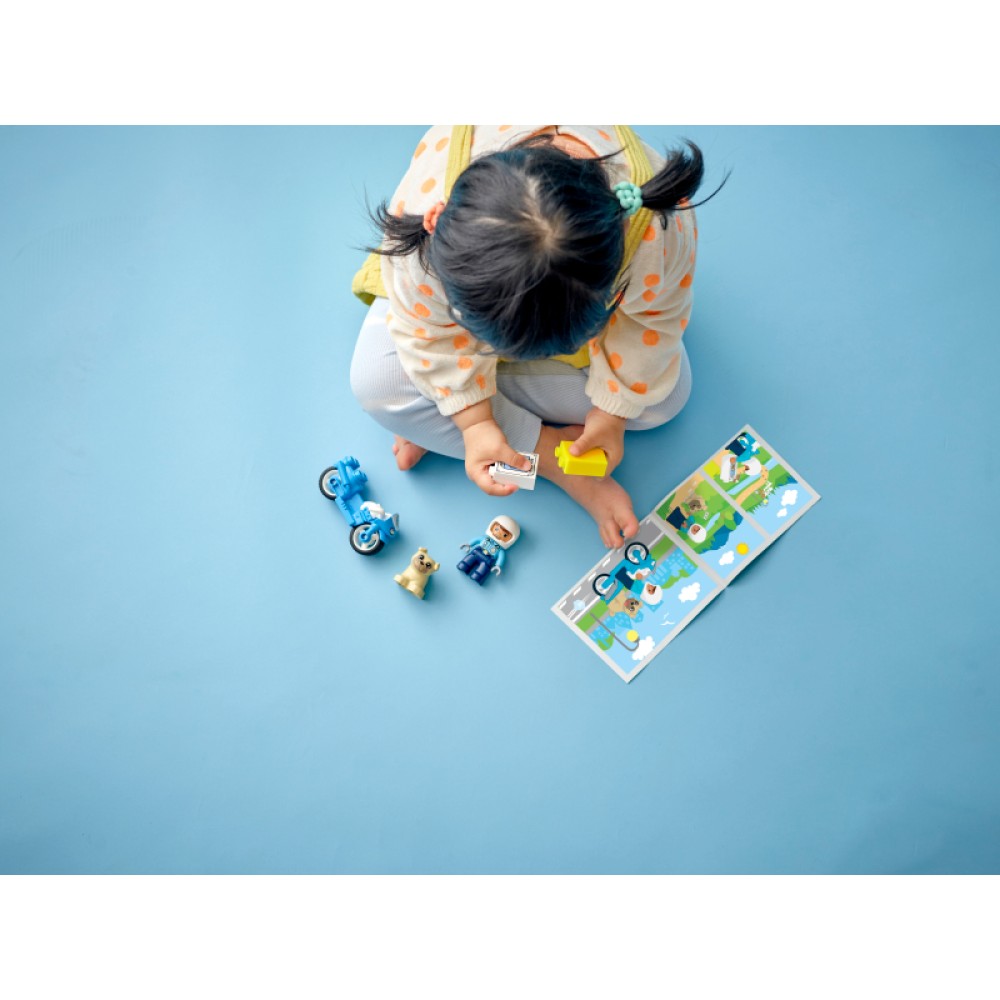 LEGO® DUPLO® Pagalba Policijos motociklas 10967