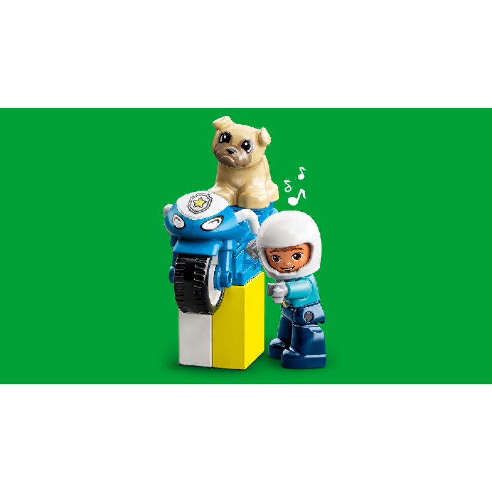 LEGO® DUPLO® Pagalba Policijos motociklas 10967