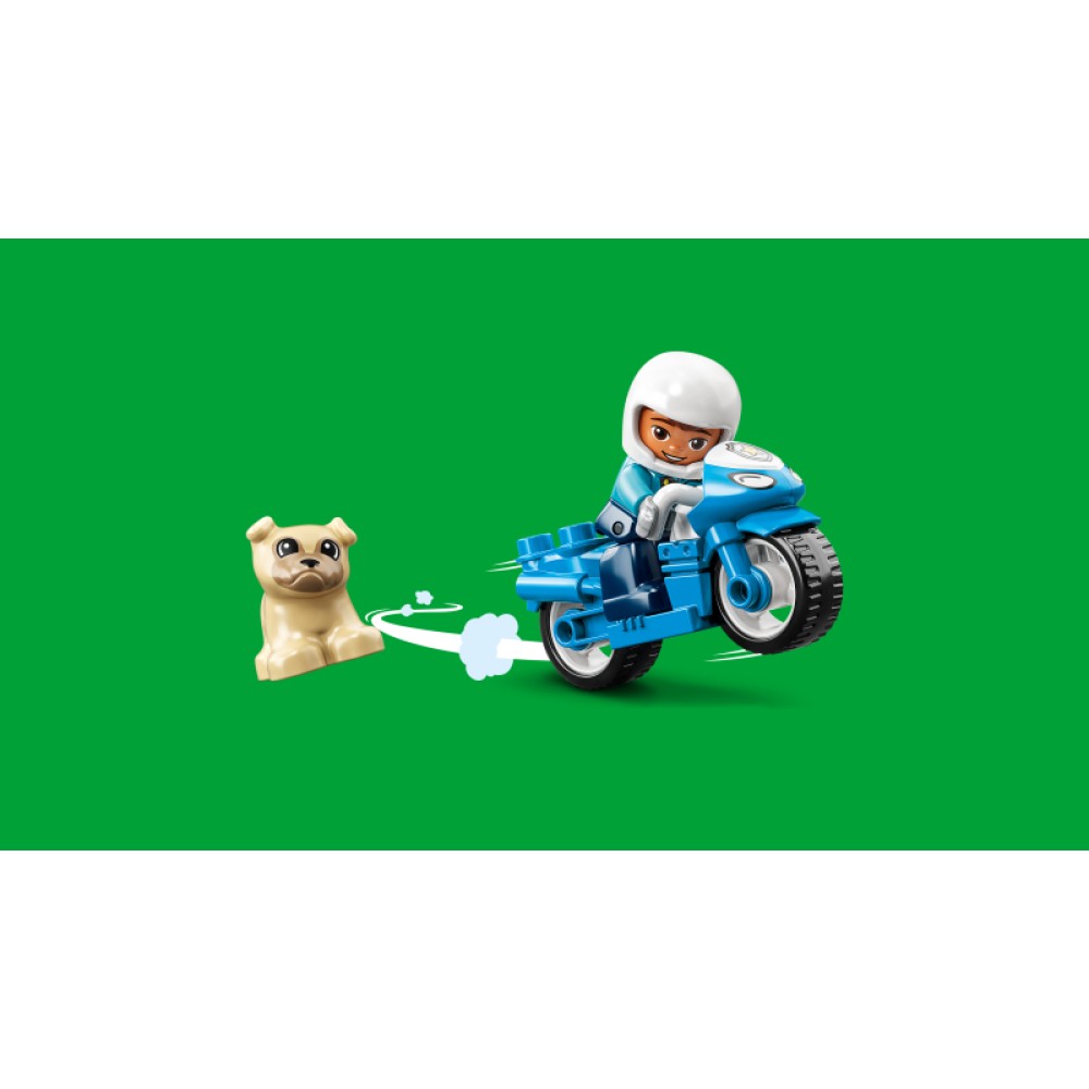 LEGO® DUPLO® Pagalba Policijos motociklas 10967