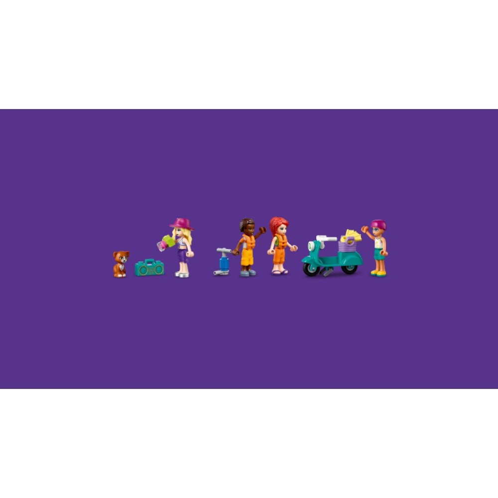 LEGO® Friends atostogų namelis paplūdimyje 41709