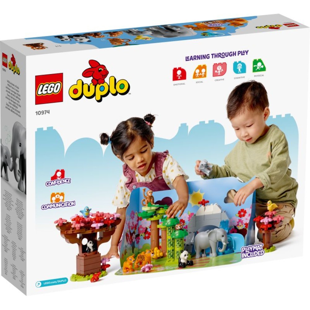  LEGO® DUPLO® Laukiniai Azijos gyvūnai 10974