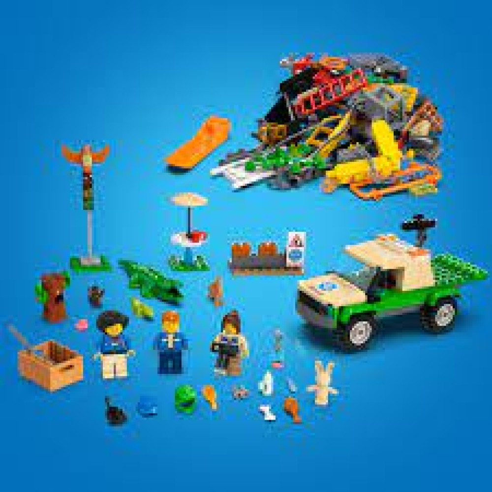 LEGO City Laukinių gyvūnų gelbėjimo misijos 60353