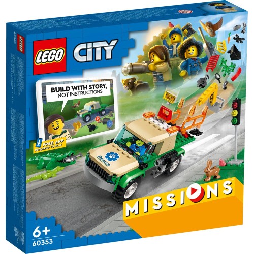 LEGO City Laukinių gyvūnų gelbėjimo misijos 60353