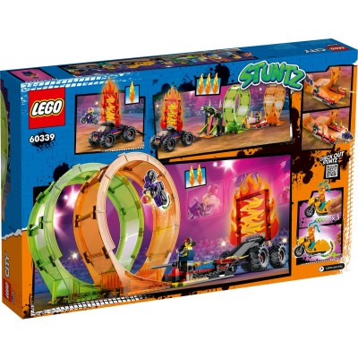  LEGO® City Kaskadinių triukų arenos su dviguba kilpa 60339