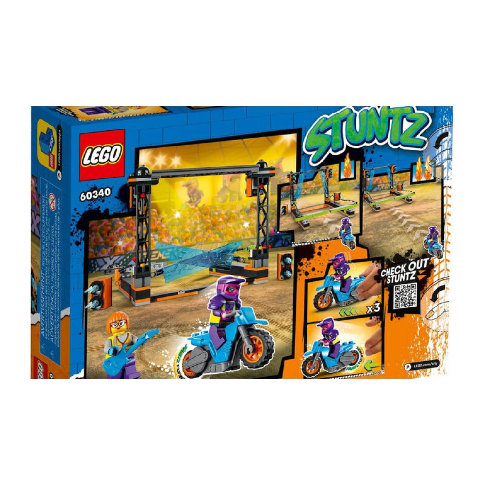 LEGO® City Kaskadininkų iššūkis su kardais 60340