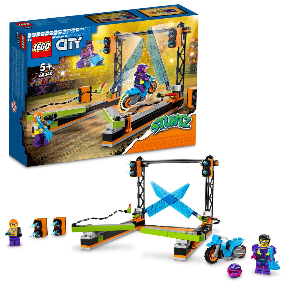 LEGO® City Kaskadininkų iššūkis su kardais 60340