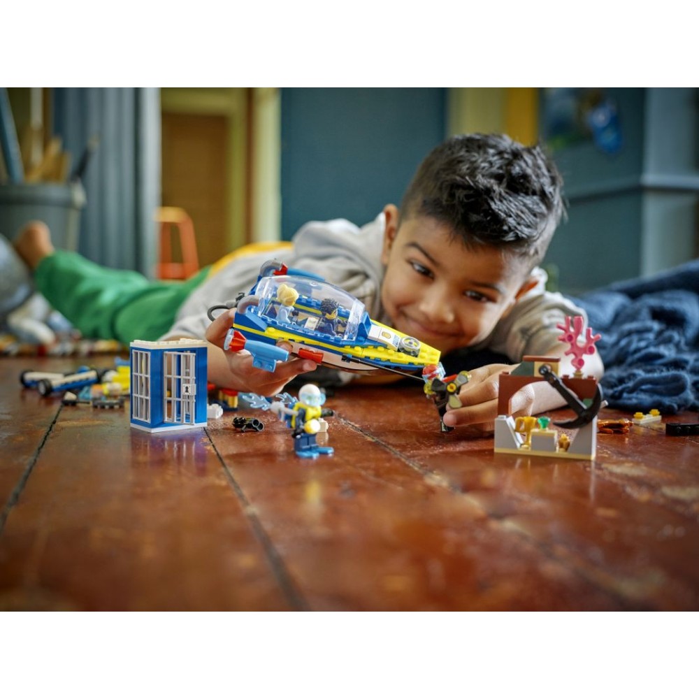 LEGO City Vandens policijos detektyvų misijos 60355