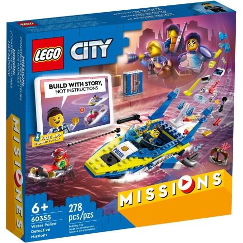 LEGO City Vandens policijos detektyvų misijos 60355