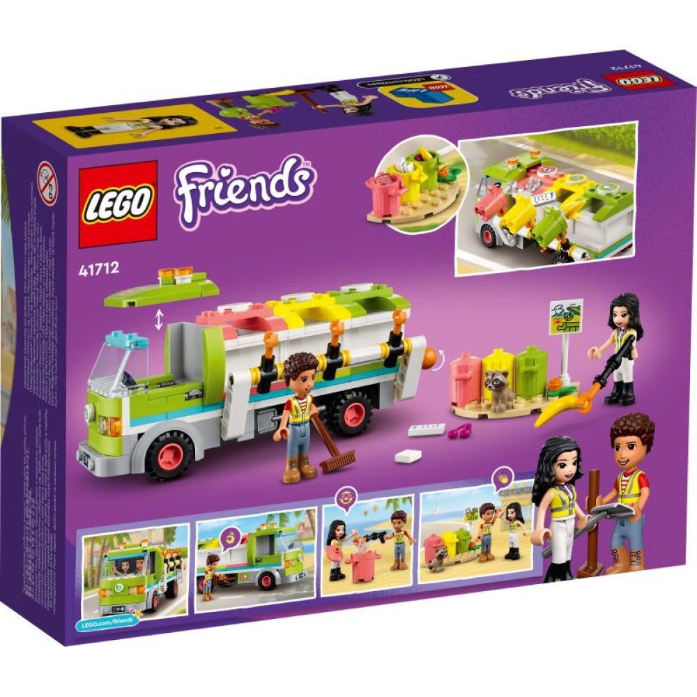LEGO® Friends šiukšlių perdirbimo sunkvežimio 41712