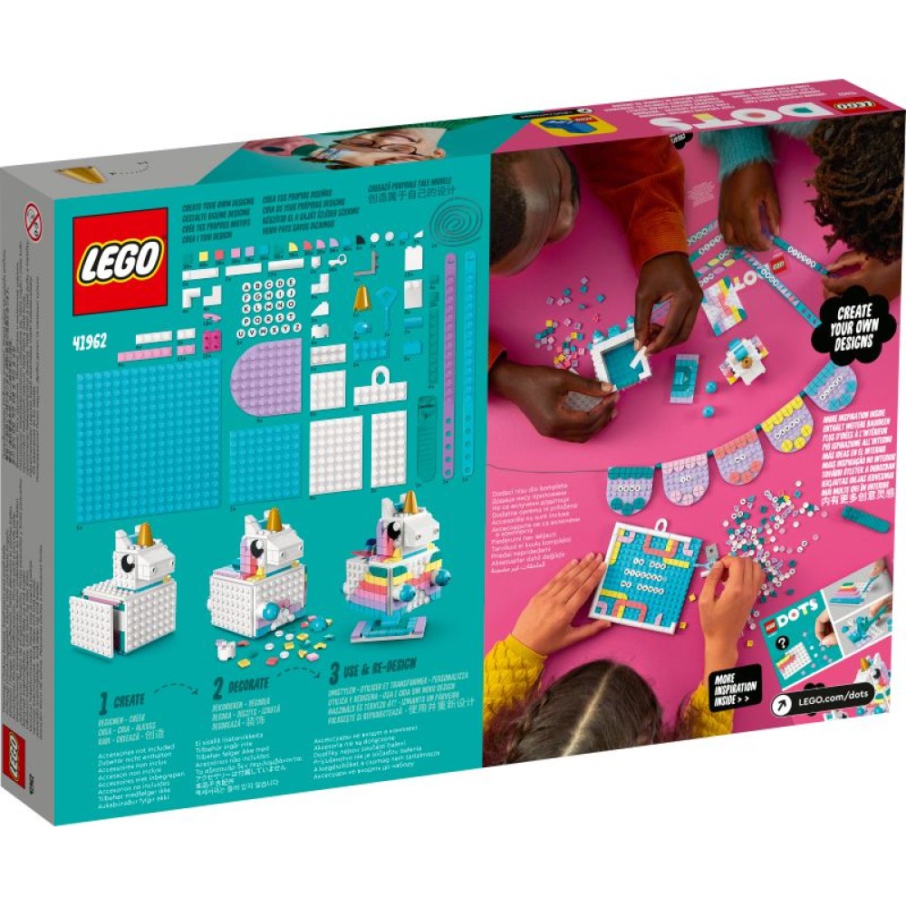  LEGO® DOTS Vienaragio kūrybiška pakuotė visai šeimai 41962