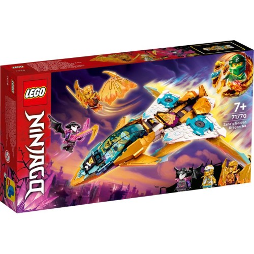 LEGO® NINJAGO Zane auksinio drakono reaktyvinis lėktuvas 71770