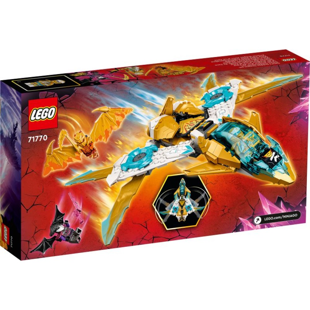 LEGO® NINJAGO Zane auksinio drakono reaktyvinis lėktuvas 71770