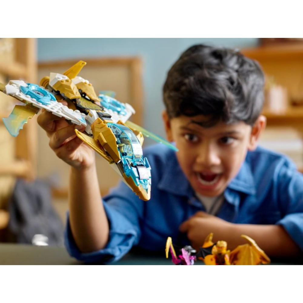 LEGO® NINJAGO Zane auksinio drakono reaktyvinis lėktuvas 71770