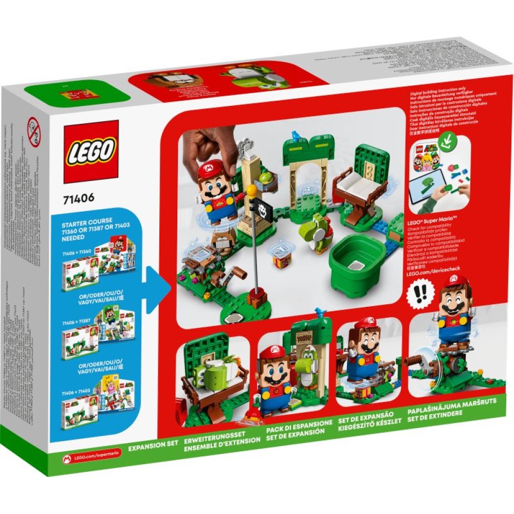  Yoshi dovanų namelio papildomas rinkiniys LEGO® Super Mario™ 71406