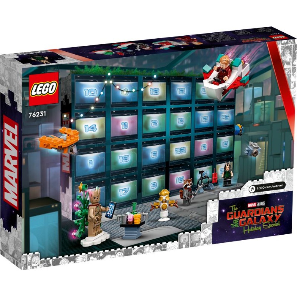 Galaktikos sergėtojų advento kalendorius LEGO® Marvel Studios 76231