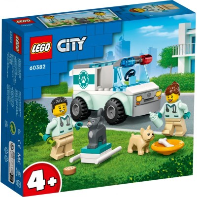  Gyvūnėlių greitosios pagalbos automobilis LEGO® City 60382
