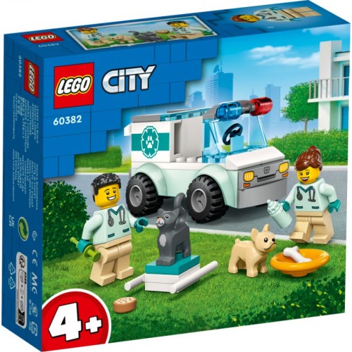  Gyvūnėlių greitosios pagalbos automobilis LEGO® City 60382