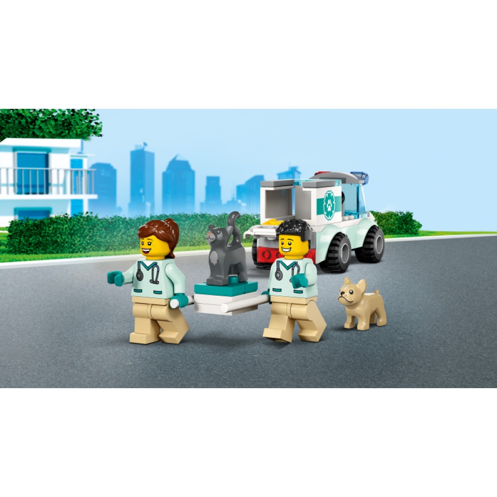  Gyvūnėlių greitosios pagalbos automobilis LEGO® City 60382
