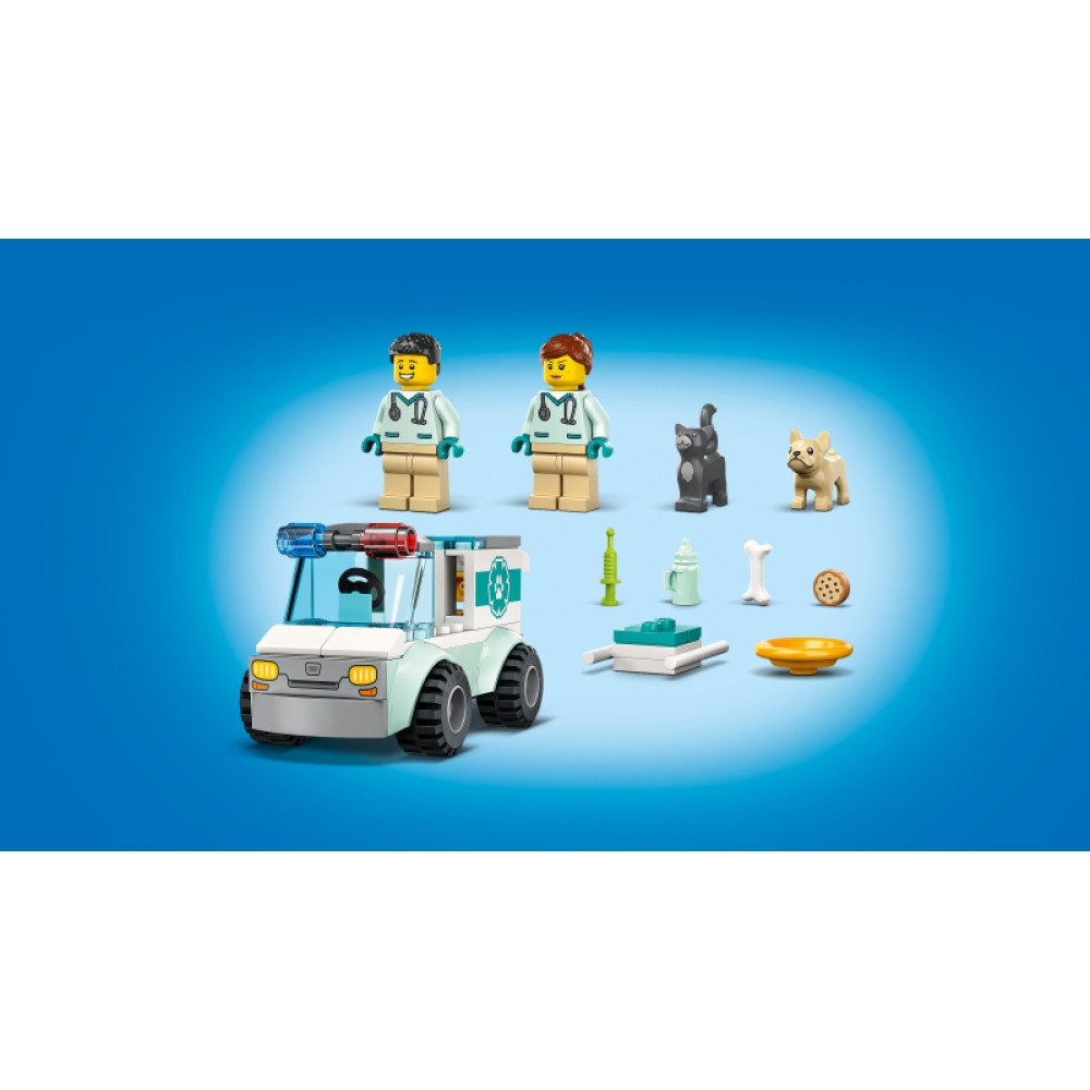  Gyvūnėlių greitosios pagalbos automobilis LEGO® City 60382