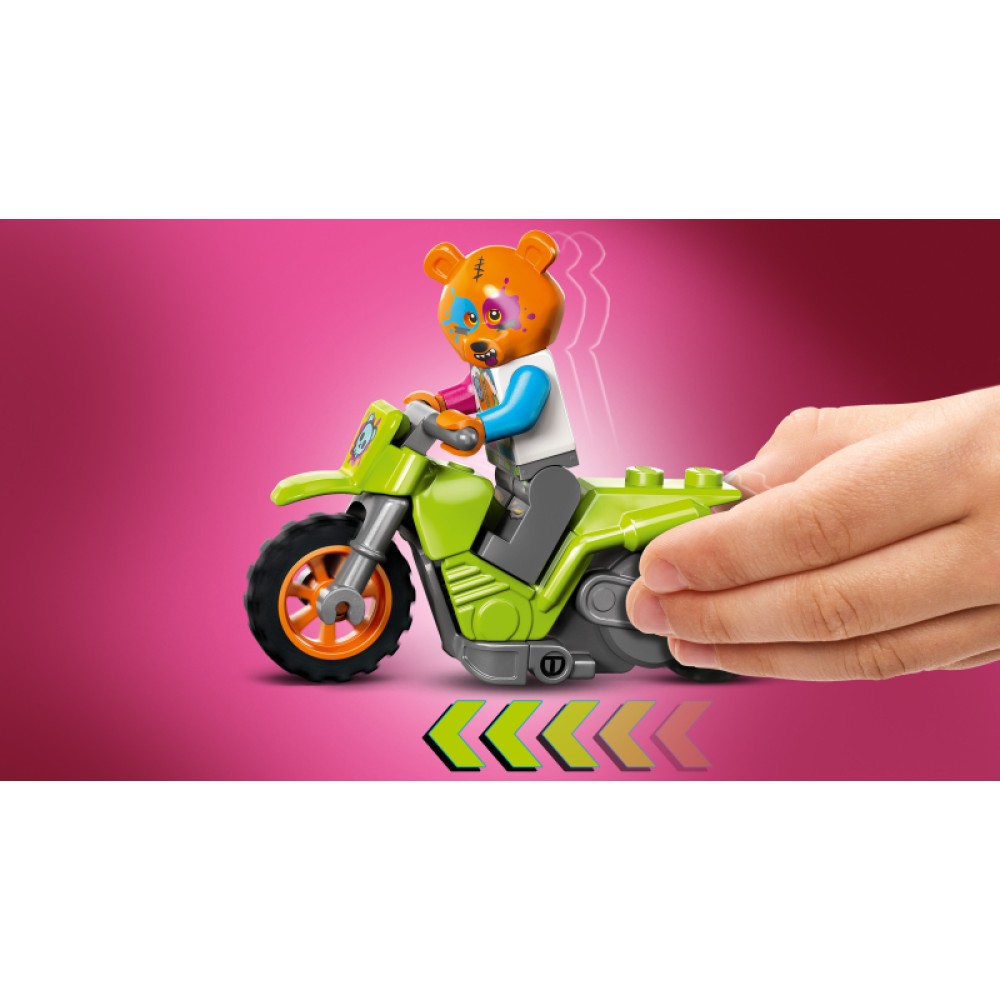 Meškino kaskadinis motociklas LEGO® City 60356