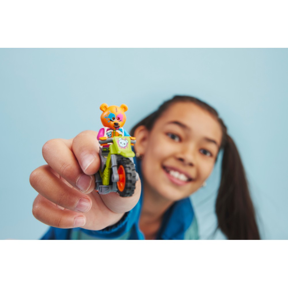 Meškino kaskadinis motociklas LEGO® City 60356