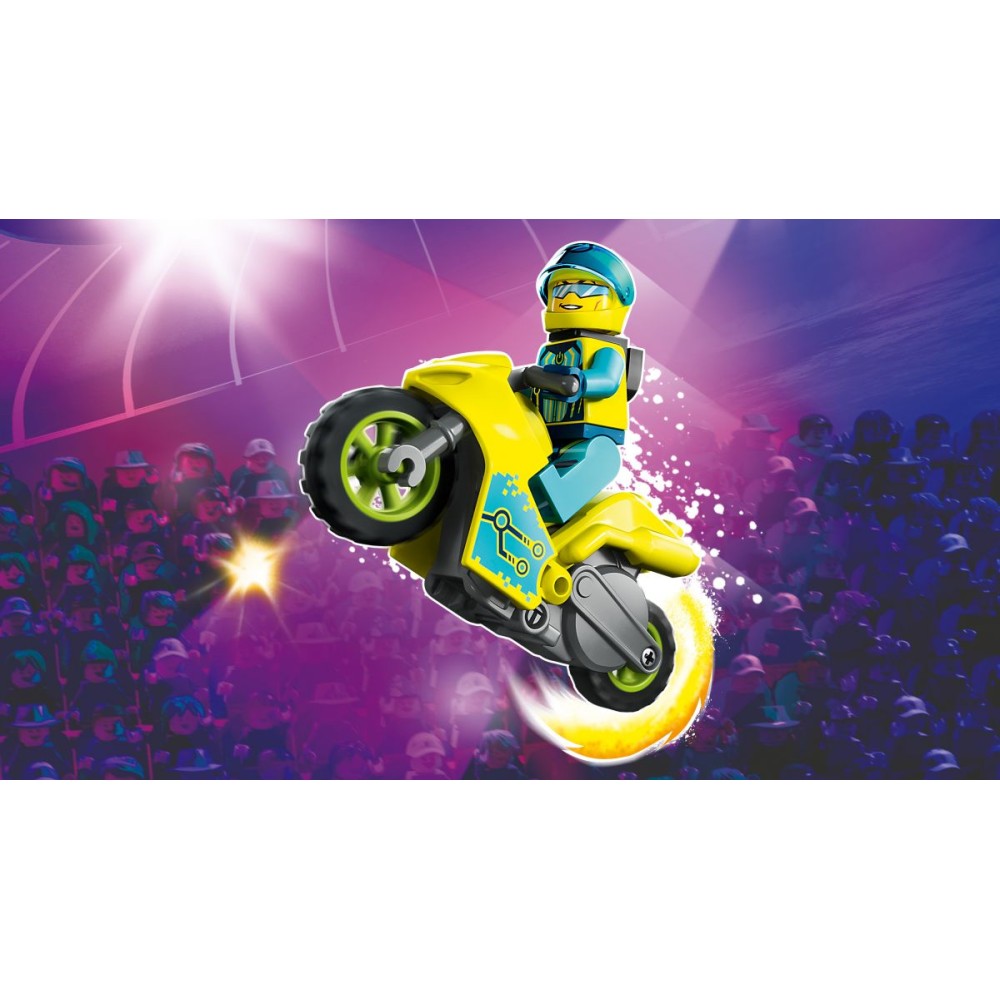 Kibernetinis kaskadinis motociklas LEGO® City 60358