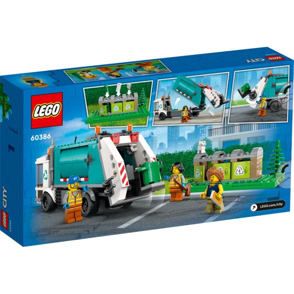 Šiukšlių perdirbimo sunkvežimis LEGO® City 60386