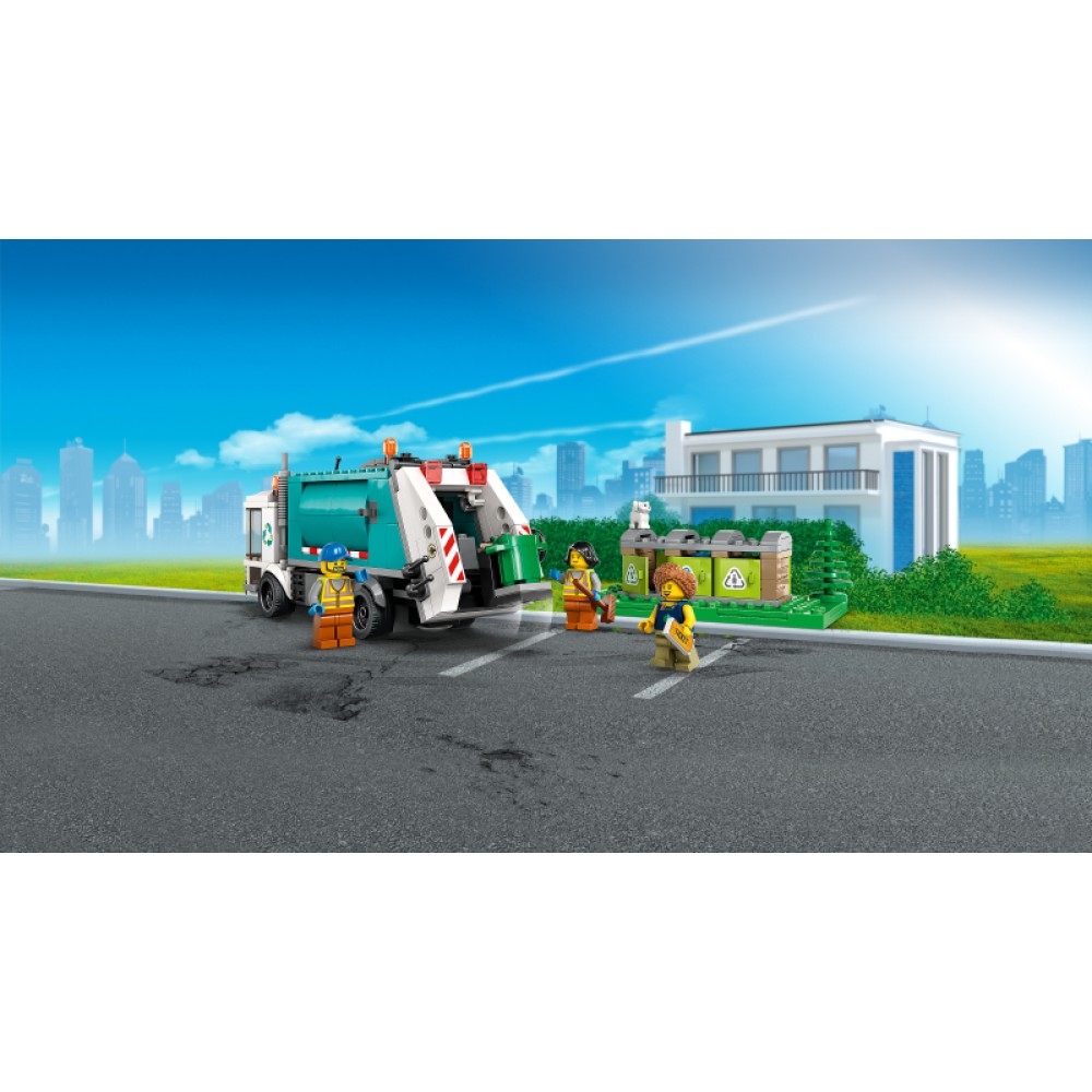 Šiukšlių perdirbimo sunkvežimis LEGO® City 60386