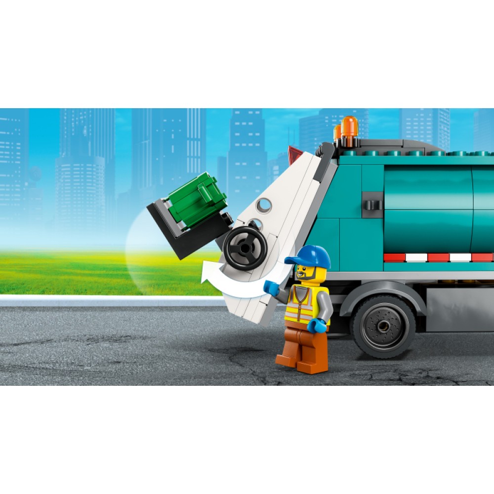 Šiukšlių perdirbimo sunkvežimis LEGO® City 60386