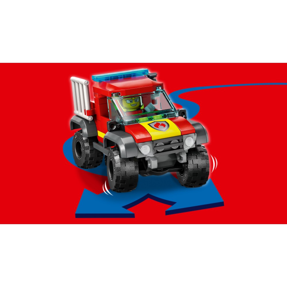 Ugniagesių visureigio pagalbos misija LEGO® City 60393