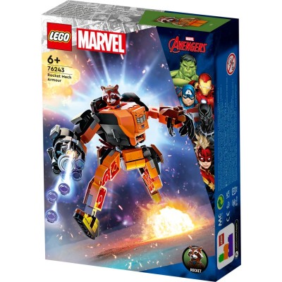 Rocket šarvai-robotas LEGO® Marvel 76243