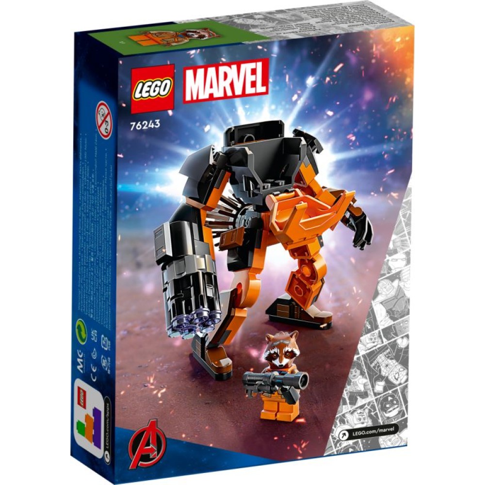 Rocket šarvai-robotas LEGO® Marvel 76243