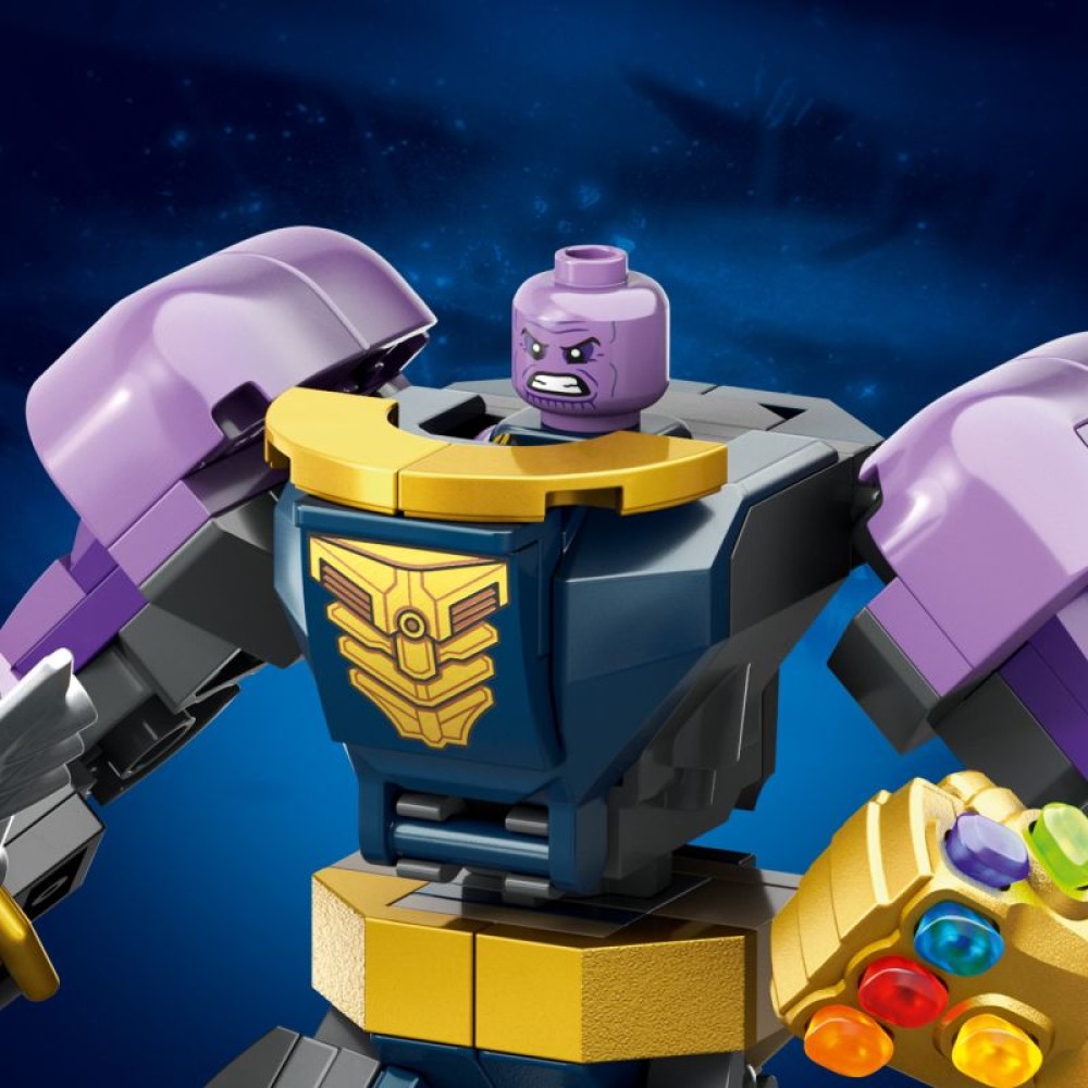 Thanos šarvai-robotas LEGO® Marvel 76242